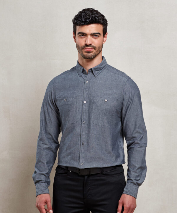 Premier - Men’s Chambray shirt, organic and Fairtrade certified