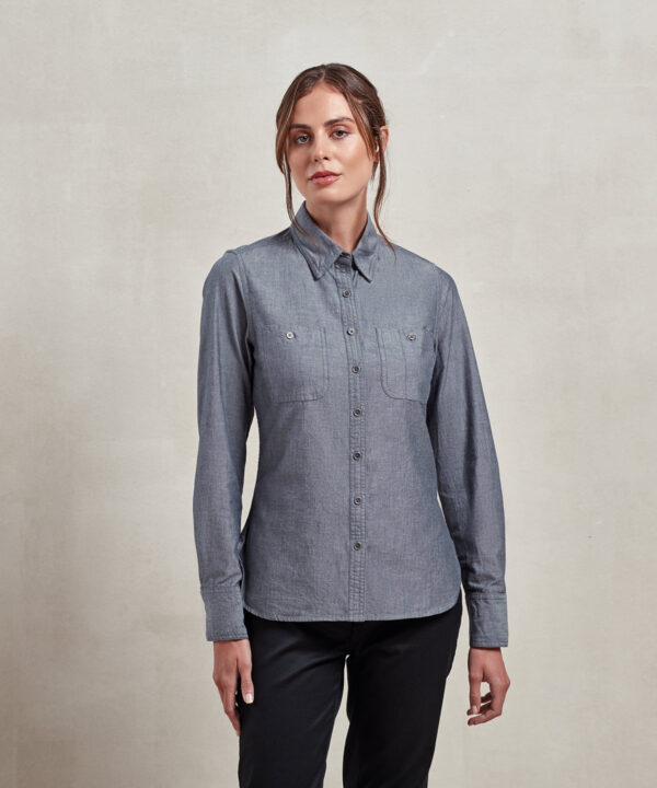 Premier - Women’s Chambray shirt, organic and Fairtrade certified