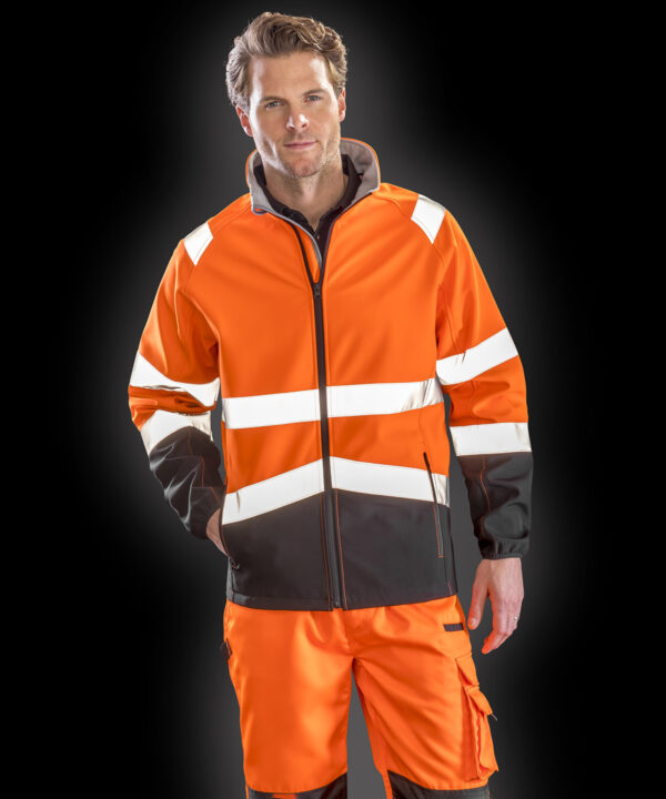 Result Safeguard - Printable safety softshell jacket