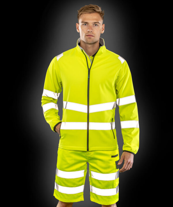 Result Genuine Recycled - Recycled 2-layer printable safety softshell