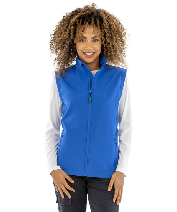 Result Genuine Recycled - Women's recycled 2-layer printable softshell bodywarmer