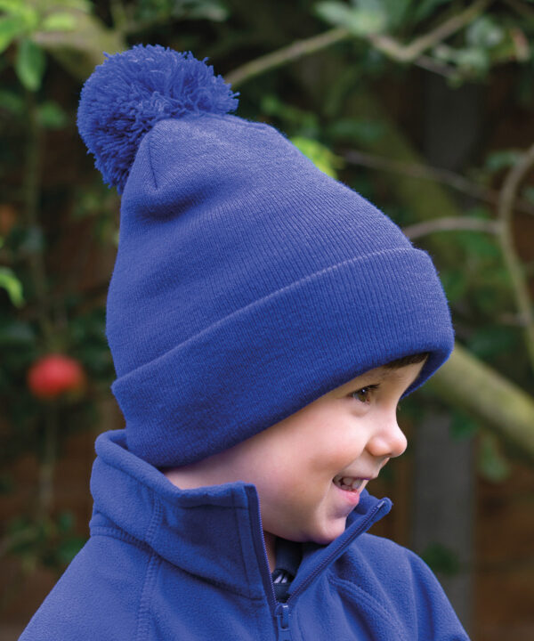 Result Winter Essentials - Junior pom pom beanie