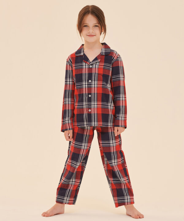 SF Minni - Kids tartan lounge set