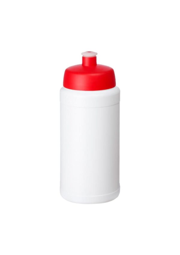 Baseline 500 ml recycled sport bottle - White / Red