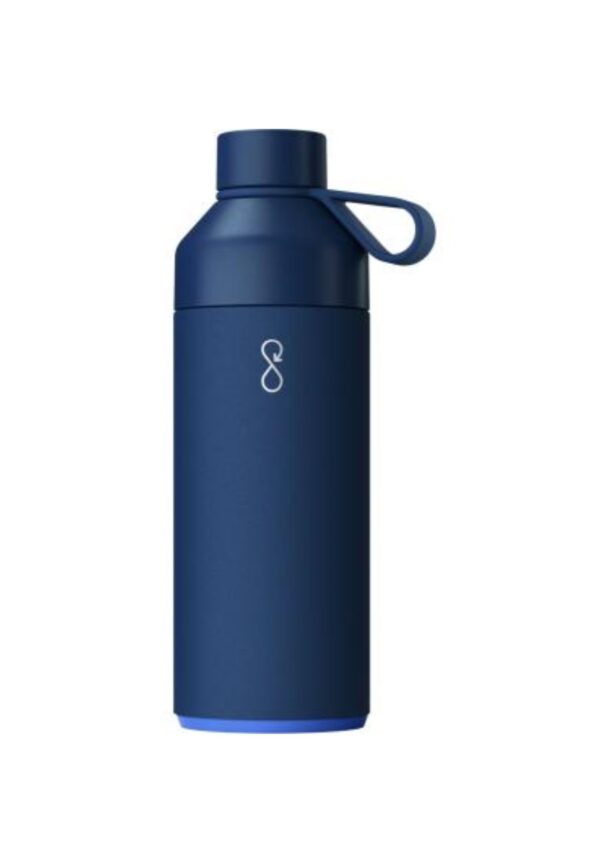 Big Ocean Bottle 1000 ml vacuum insulated water bottle - Ocean blue