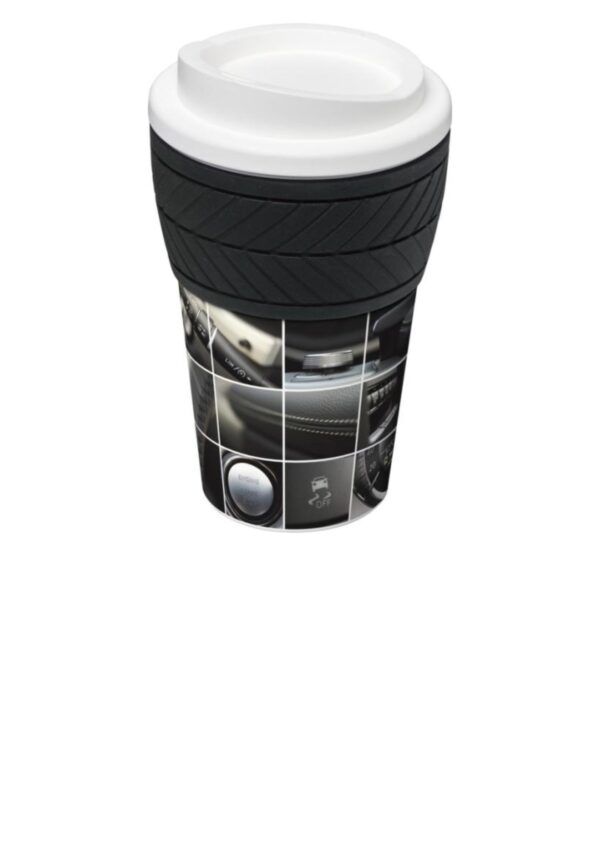 Brite-Americano® tyre 350 ml insulated tumbler - White