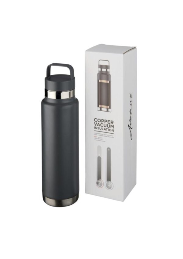 Colton 600 ml copper vacuum insulated water bottle - Grey