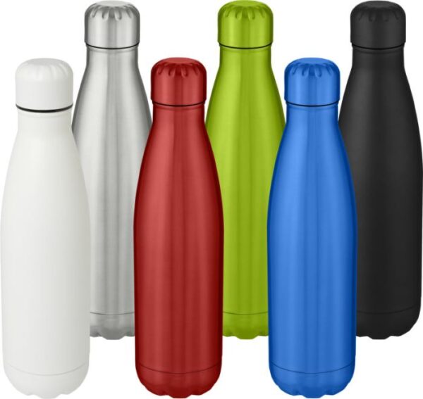 Cove 500 ml vacuum insulated stainless steel bottle - White