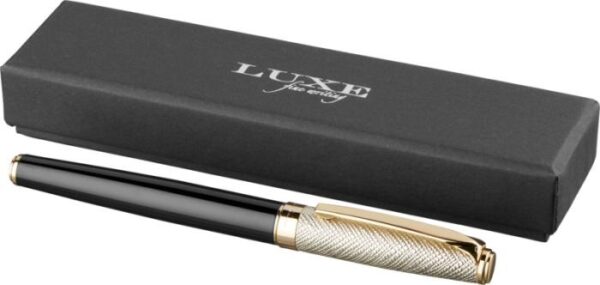 Doré rollerball pen - Solid black / Gold