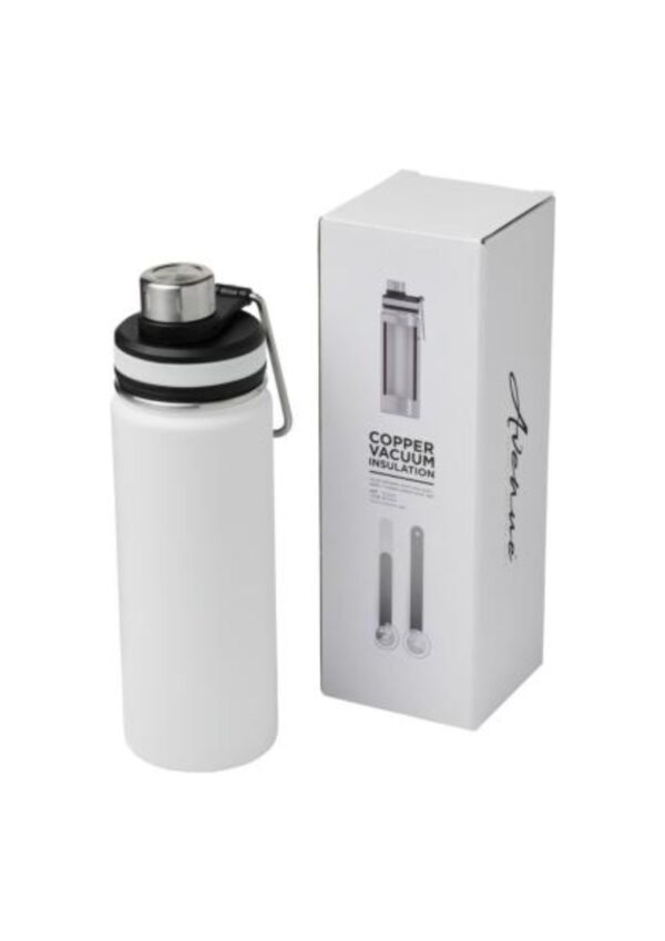 Gessi 590 ml copper vacuum insulated sport bottle - White