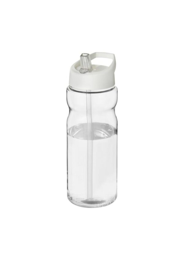 H2O Active® Base Tritan™ 650 ml spout lid sport bottle - Transparent clear / White