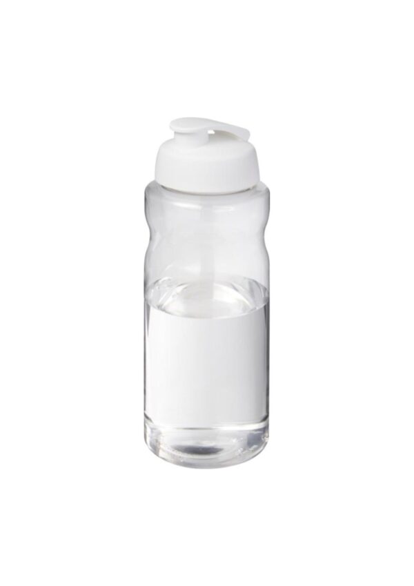 H2O Active® Big Base 1 litre flip lid sport bottle - White