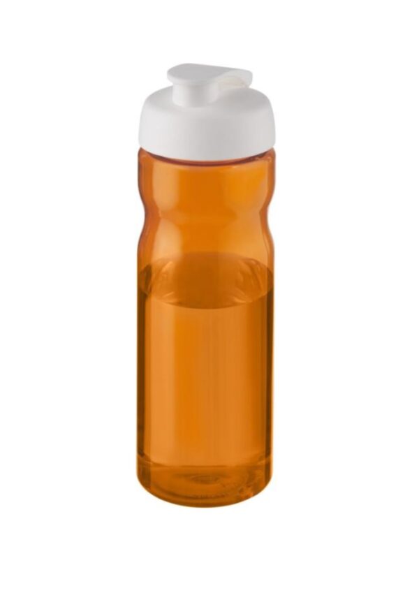 H2O Active® Eco Base 650 ml flip lid sport bottle - Orange / White