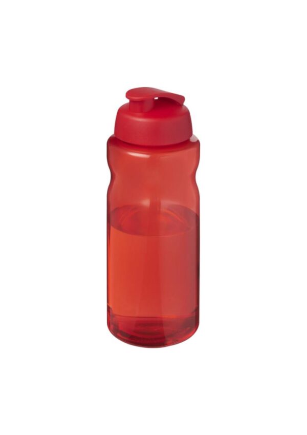 H2O Active® Eco Big Base 1 litre flip lid sport bottle - Red / Red