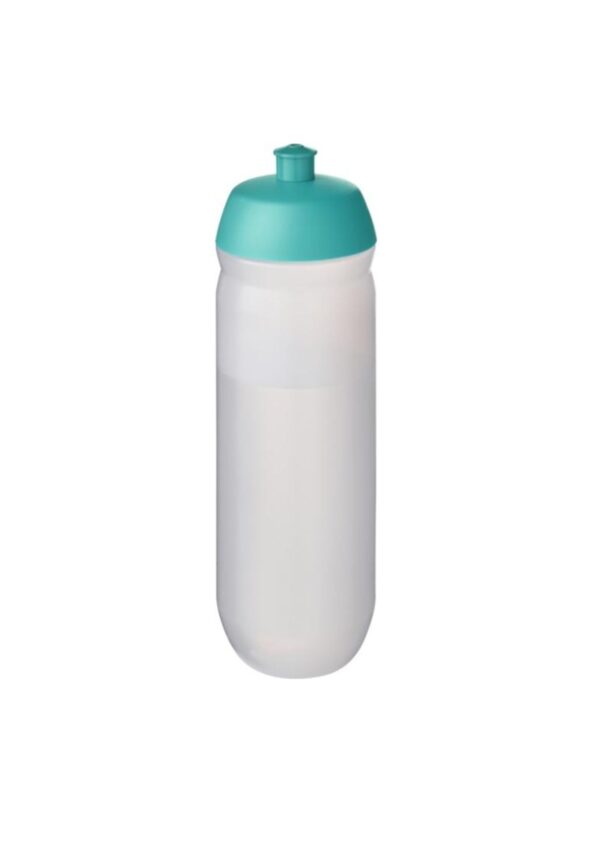 HydroFlex™ Clear 750 ml squeezy sport bottle - Aqua blue / Frosted clear