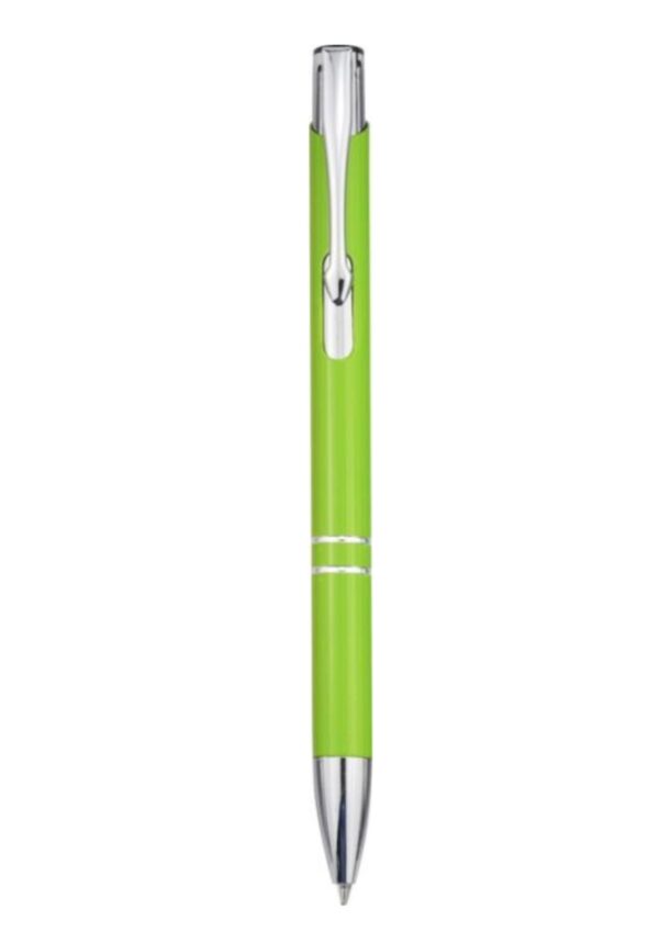 Moneta aluminium click ballpoint pen - Yellow