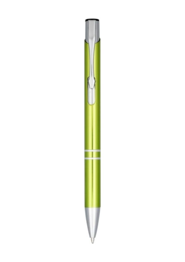 Moneta anodized aluminium click ballpoint pen - Blue