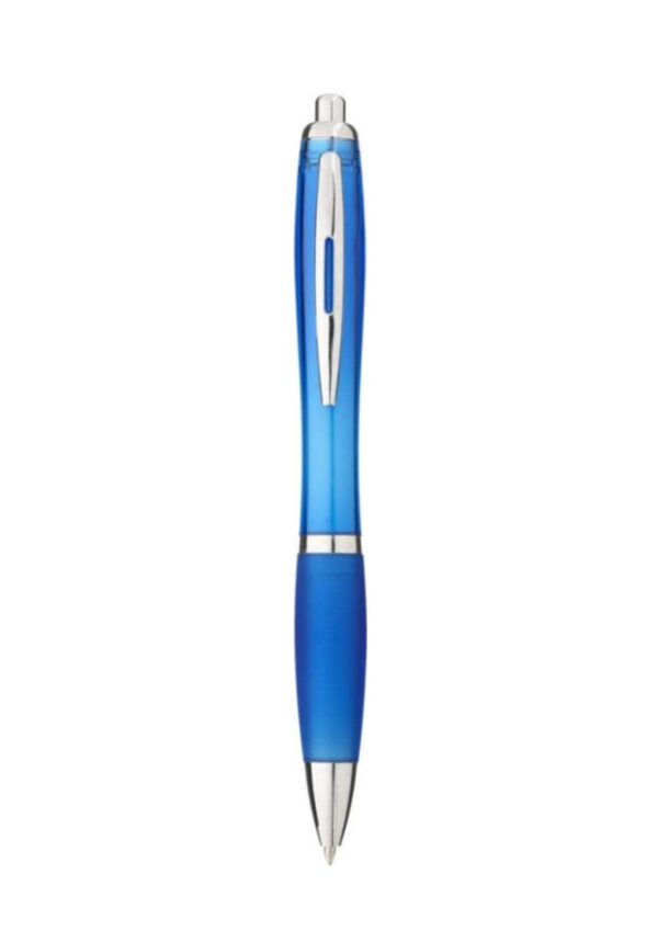 Nash ballpoint pen coloured barrel and grip - Aqua blue