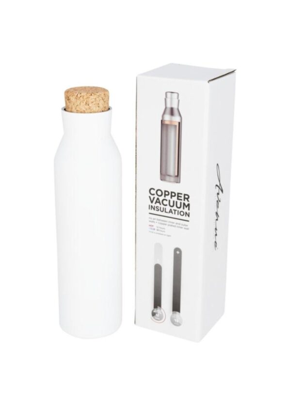 Norse 590 ml copper vacuum insulated bottle - White