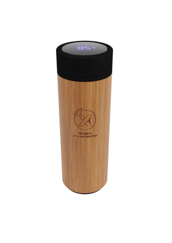 SCX.design D11 500 ml bamboo smart bottle - Wood