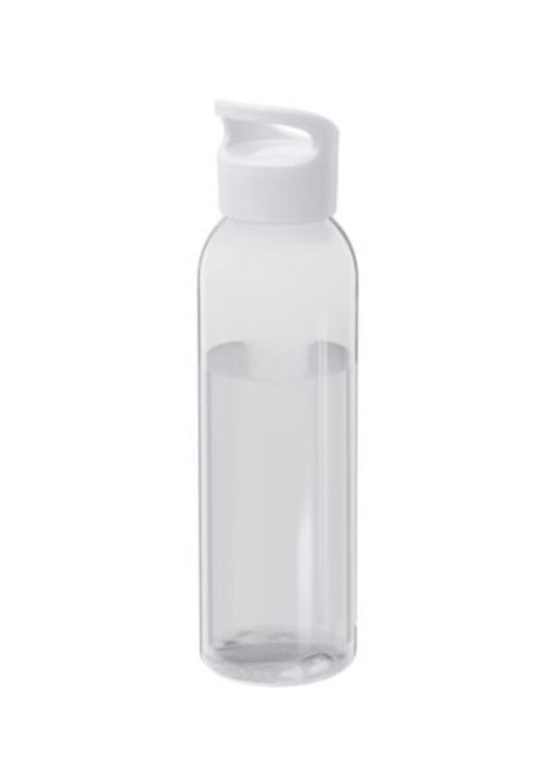 Sky 650 ml recycled plastic water bottle - White