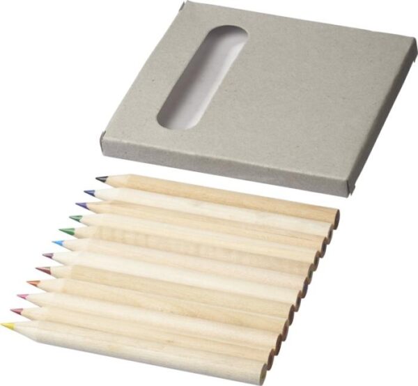 Tallin 12-piece coloured pencil set - Light grey